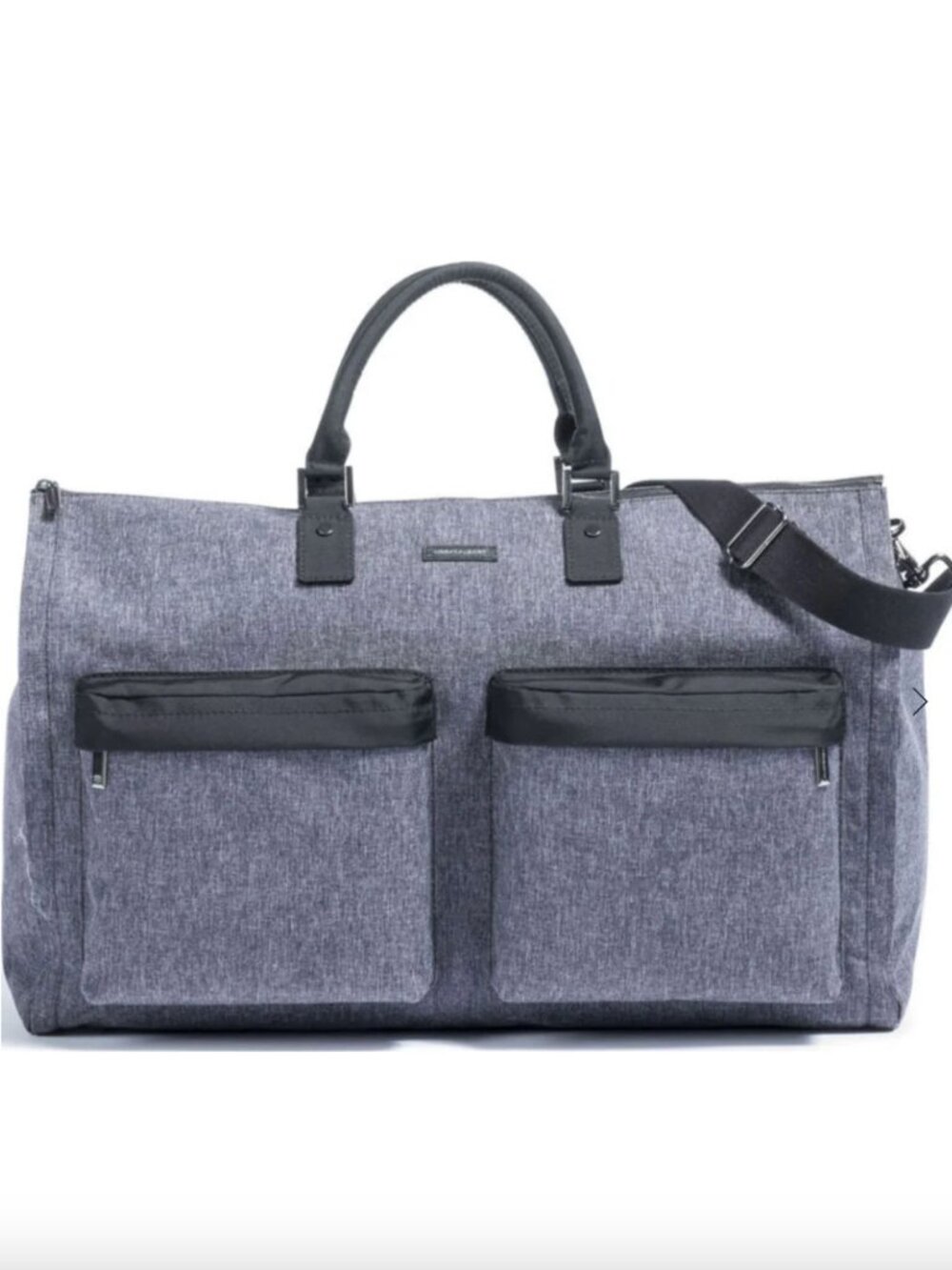 HOOK & ALBERT - Gray Garment Weekender Duffle Bag Travel Luggage